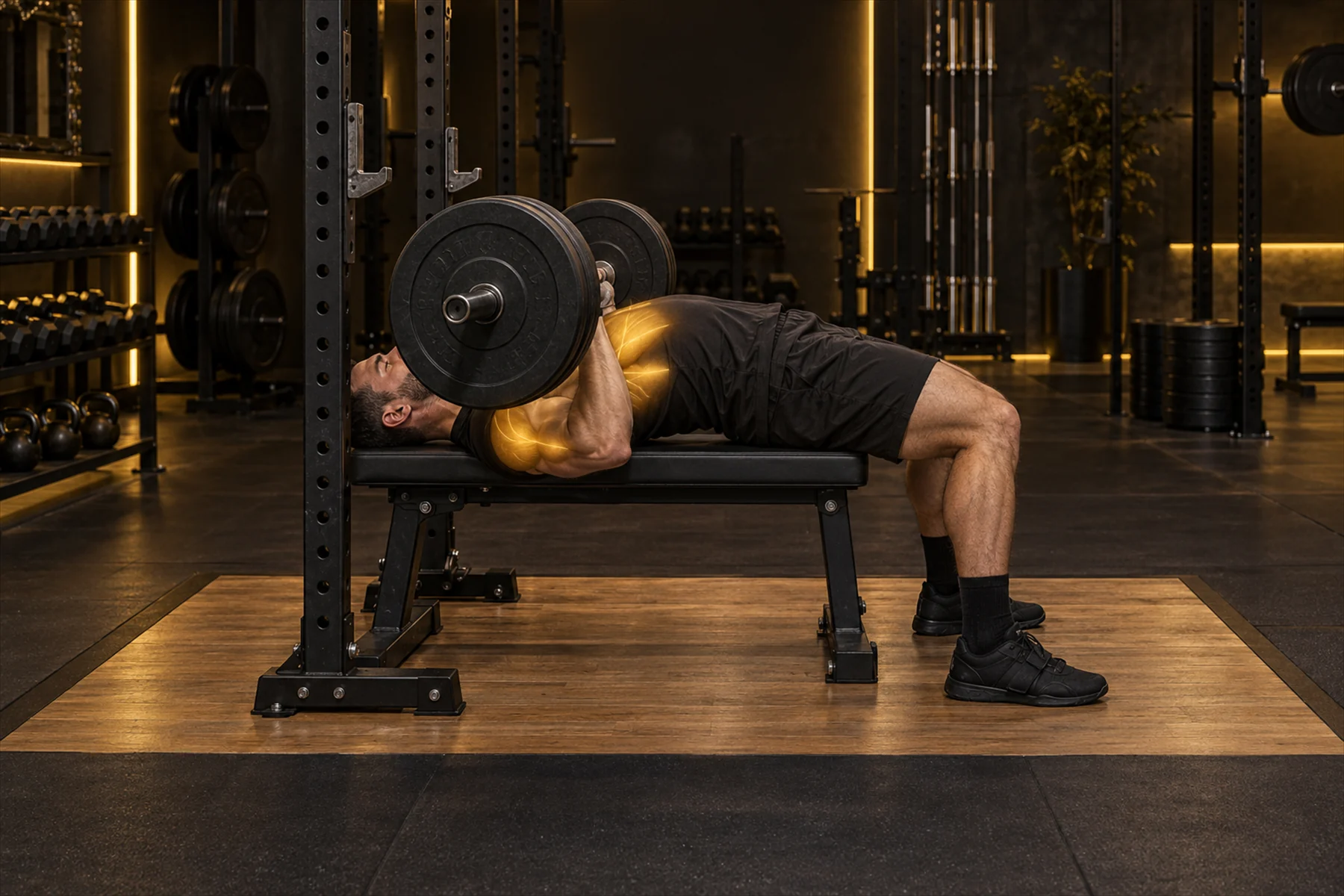 Barbell Paused Bench Press