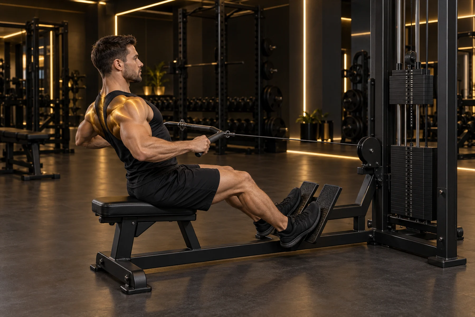 Cable Wide-Grip Row