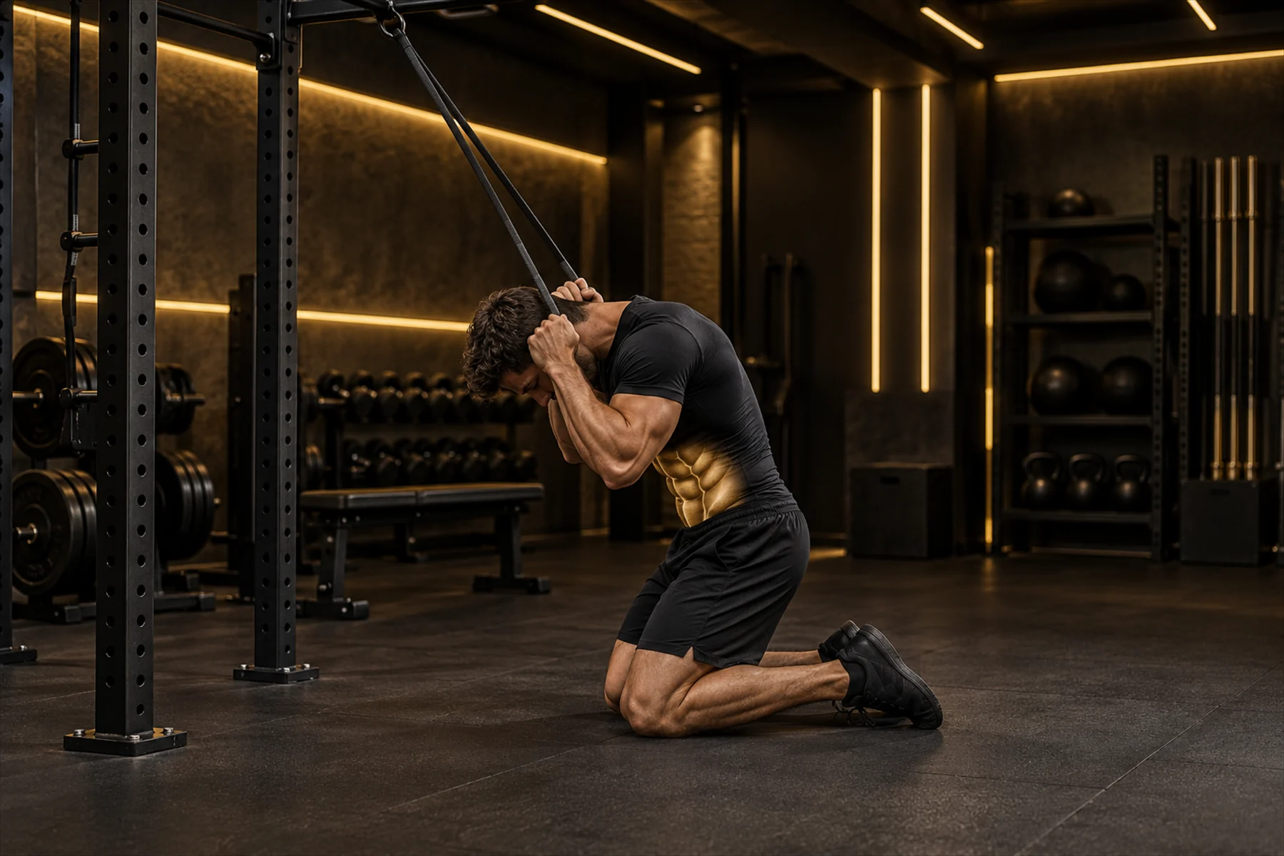 Resistance Band Crunch