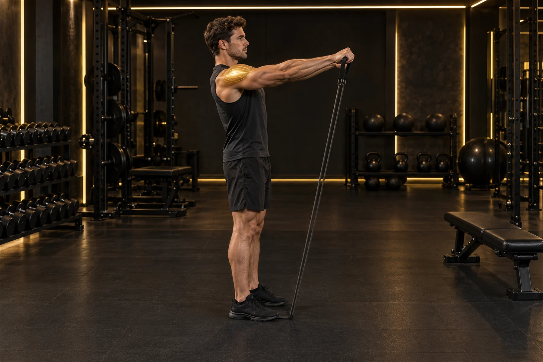 Resistance Band Front Raise