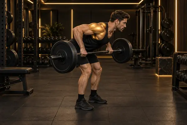 Barbell Wide-Grip Row