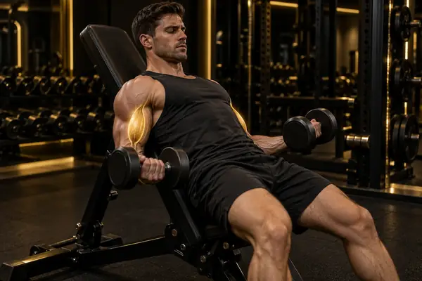 Incline Dumbbell Curl