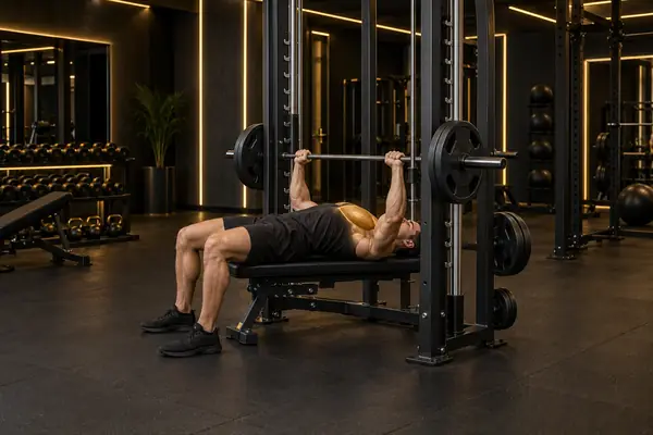 Smith Machine Bench Press