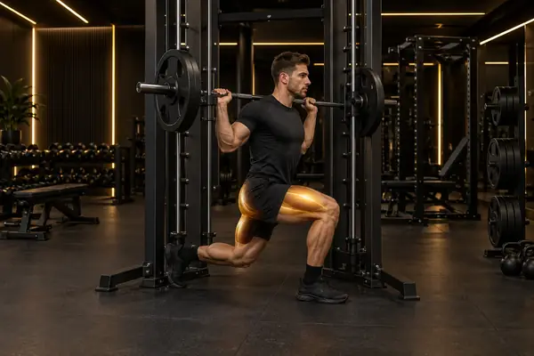 Smith Machine Reverse Lunge