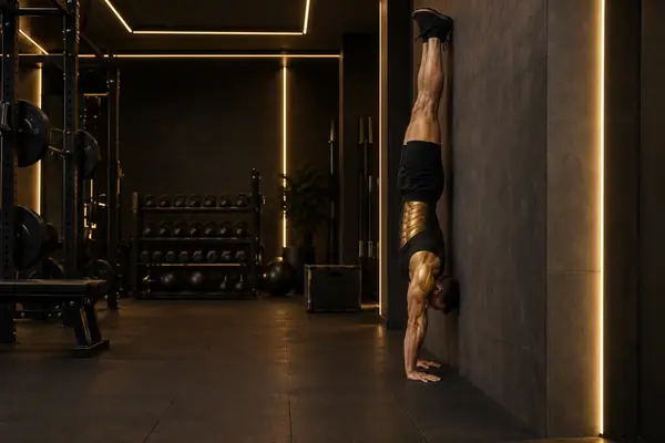 Wall Handstand Hold